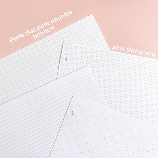 Repuesto hojas carta para carpeta