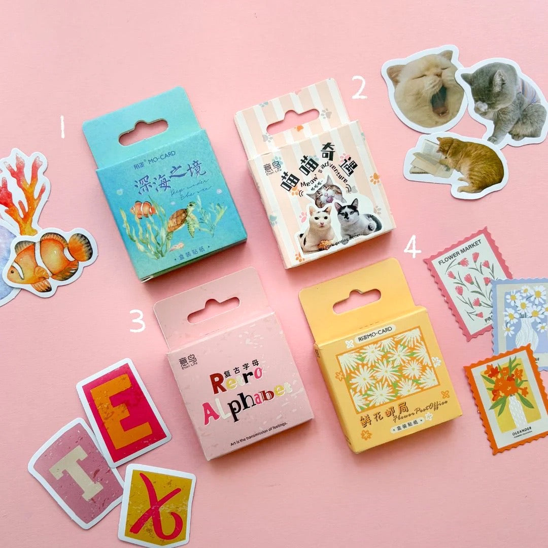 Stickers cajita (varios modelos)