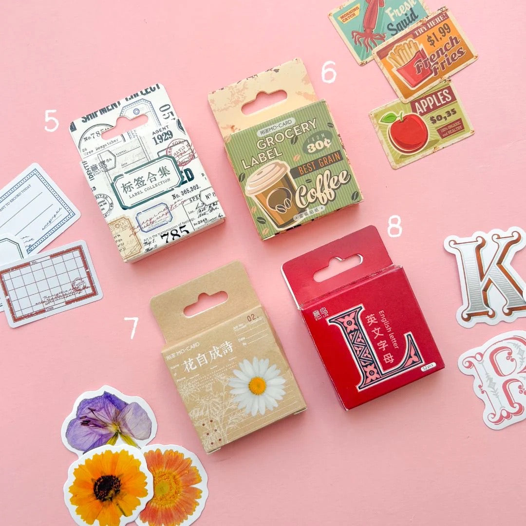 Stickers cajita (varios modelos)