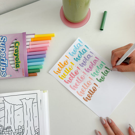 Crayola SuperTips Pastel 12 pzs