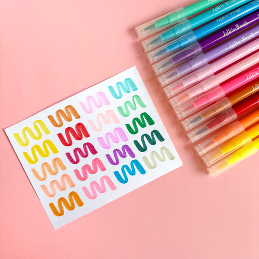 Plumones Letter Brush INDRA