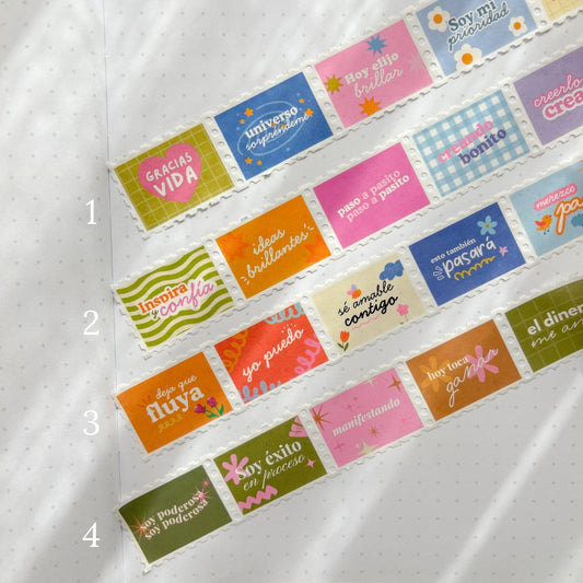 Washi Tape "Frases Poderosas"