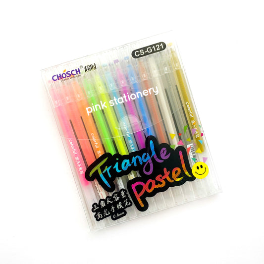 Plumas de gel Pastel Triangle
