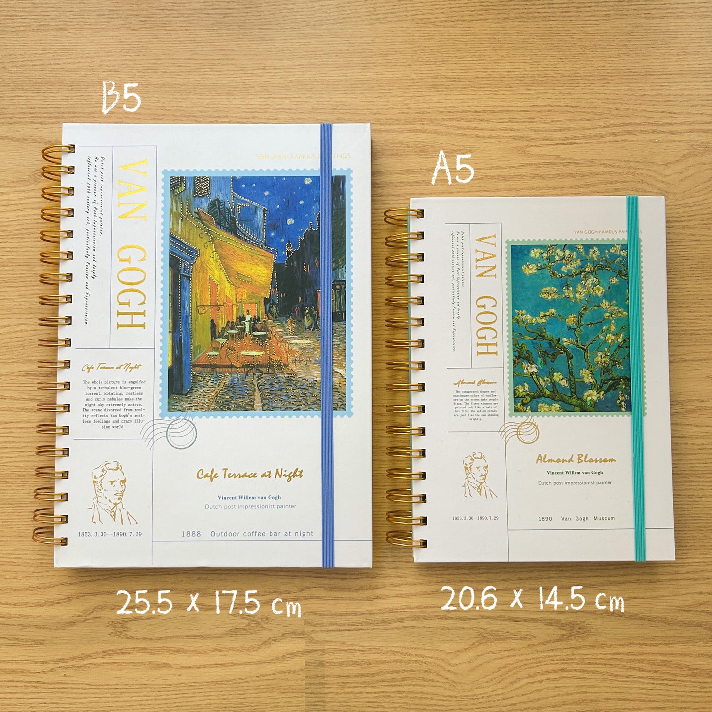 Libreta pasta dura Van Gogh (B5)
