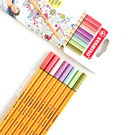 Stabilo Point 88 (Blister) tonos pastel